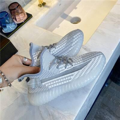 Mesh Lace-Up Platform Athletic Shoes - Clothes For Her Online Store