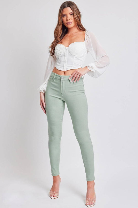 YMI Jeanswear Hyperstretch Mid-Rise Skinny Jeans - Clothes For Her Online Store
