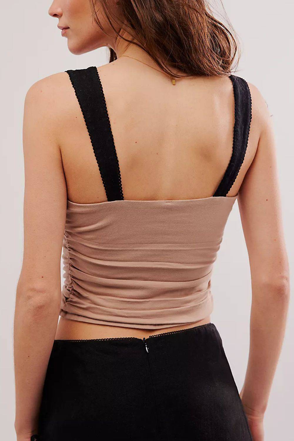 Square Neck Wide Strap Cami - Clothes For Her Online Store