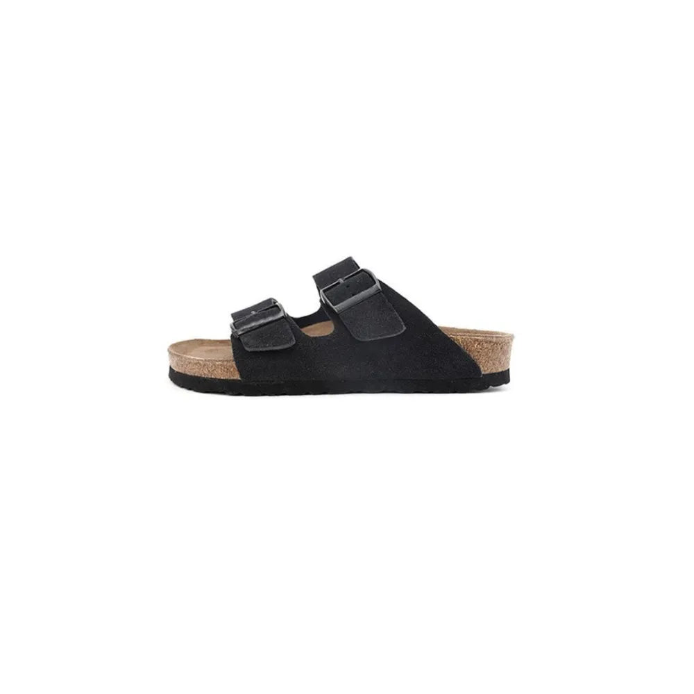 Double Buckle Open Toe Sandals