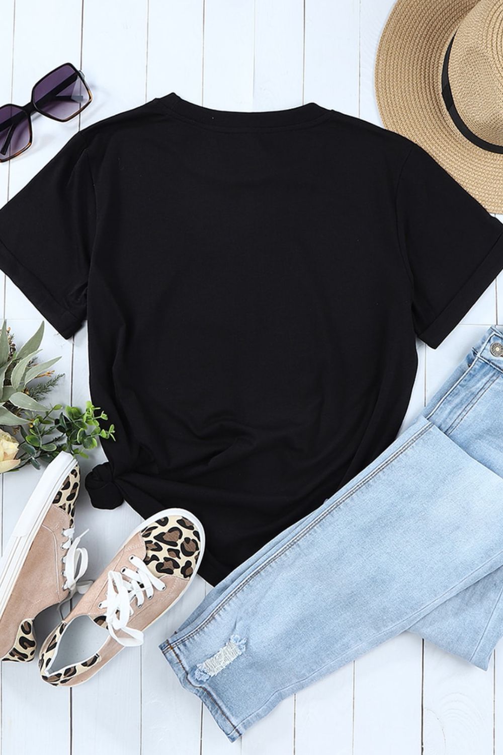 Sequin Bunny Doll Short Sleeve T-Shirt - Clothes For Her Online Store
