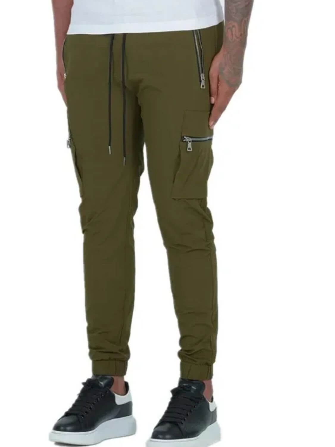 Men's Drawstring Pants with Pockets