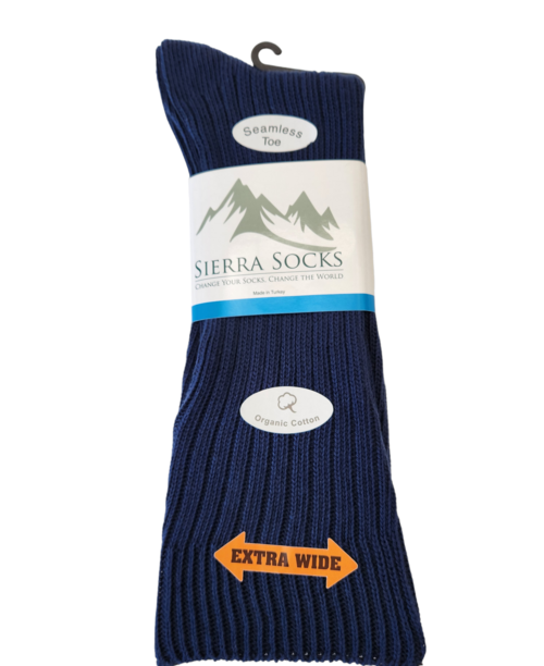 Organic Cotton Solid Color Crew Socks