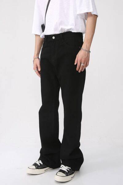 Mid Rise Jeans with Pockets - Clothes For Her Online Store