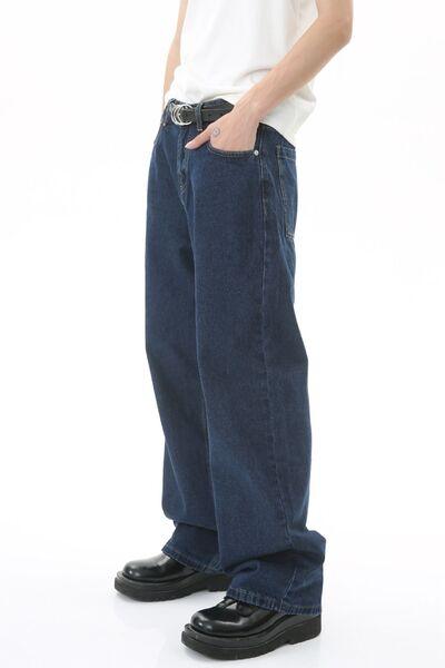 Men's Mid Rise Straight Leg Jeans - Clothes For Her Online Store