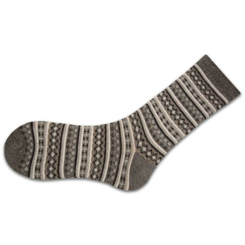 Flower Pattern Cotton Ladies Crew Socks