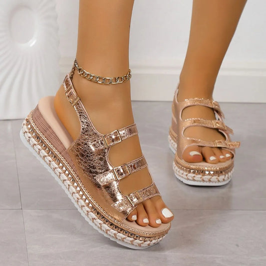 Open Toe Platform Sandals