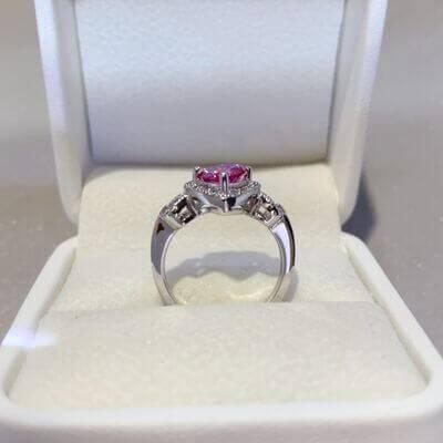 1 Carat Moissanite 925 Sterling Silver Ring - Clothes For Her Online Store