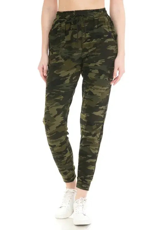 Leggings Depot Full Size Buttery Soft Joggers with Drawstring Plus Size - Clothes For Her Online Store