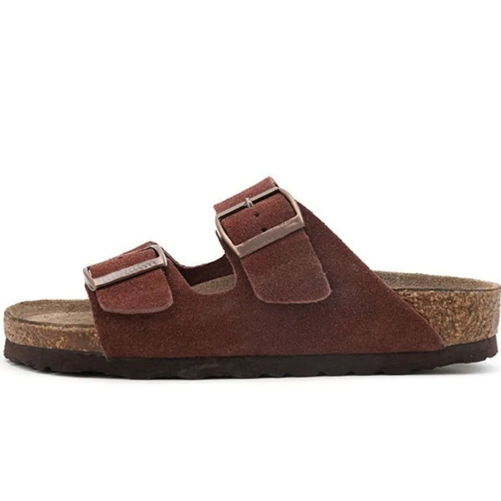 Double Buckle Open Toe Sandals