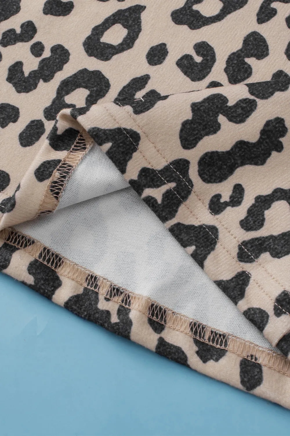 Leopard V-Neck Top and Shorts Set - Clothes For Her Online Store