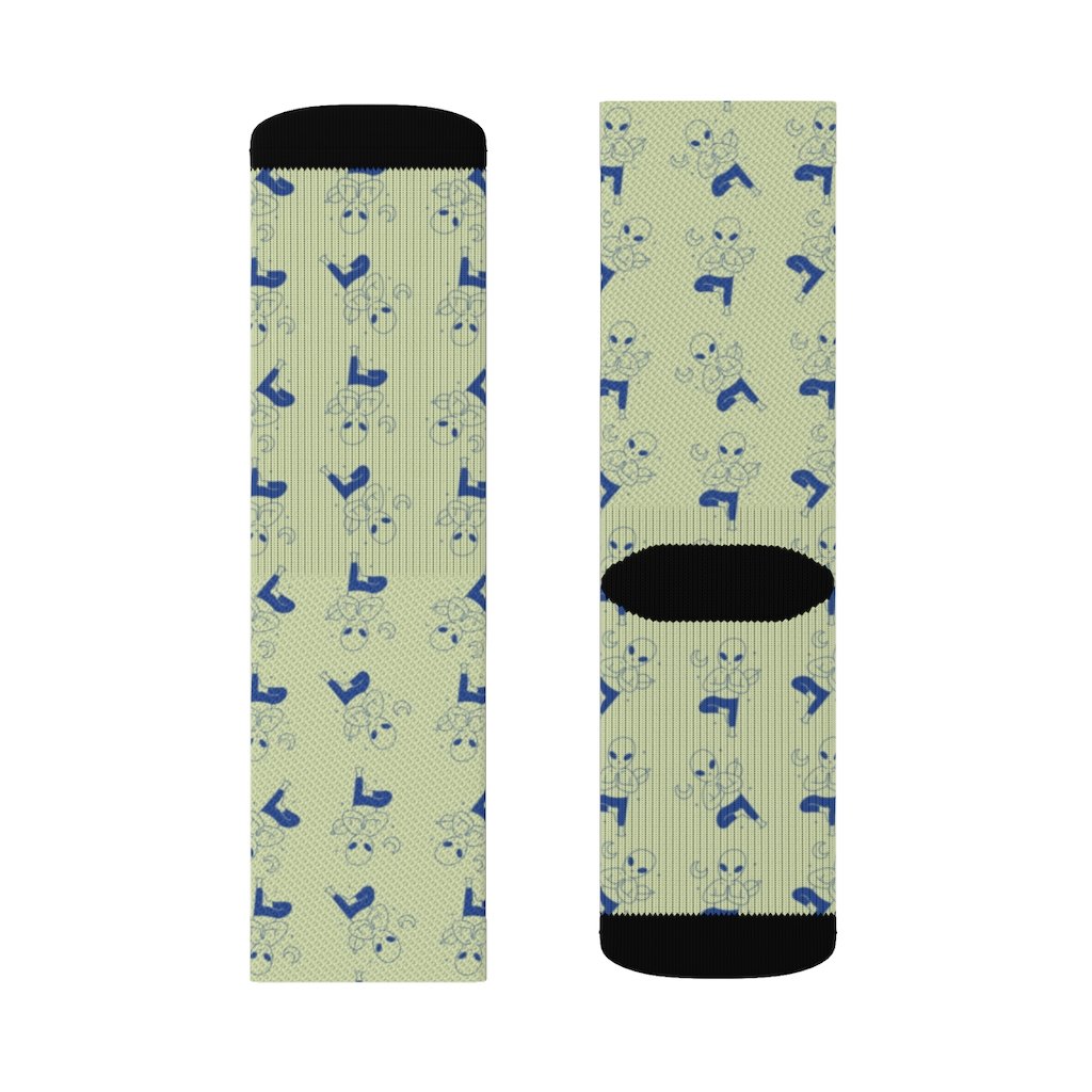 Alien Yoga Socks