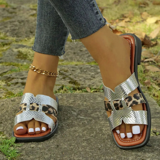 Open Toe Flats Sandals