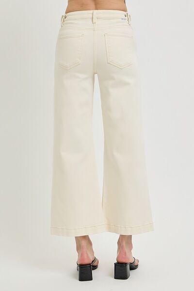 RISEN Full Size Tummy Control Cropped Bootcut Jeans Plus Size - Clothes For Her Online Store