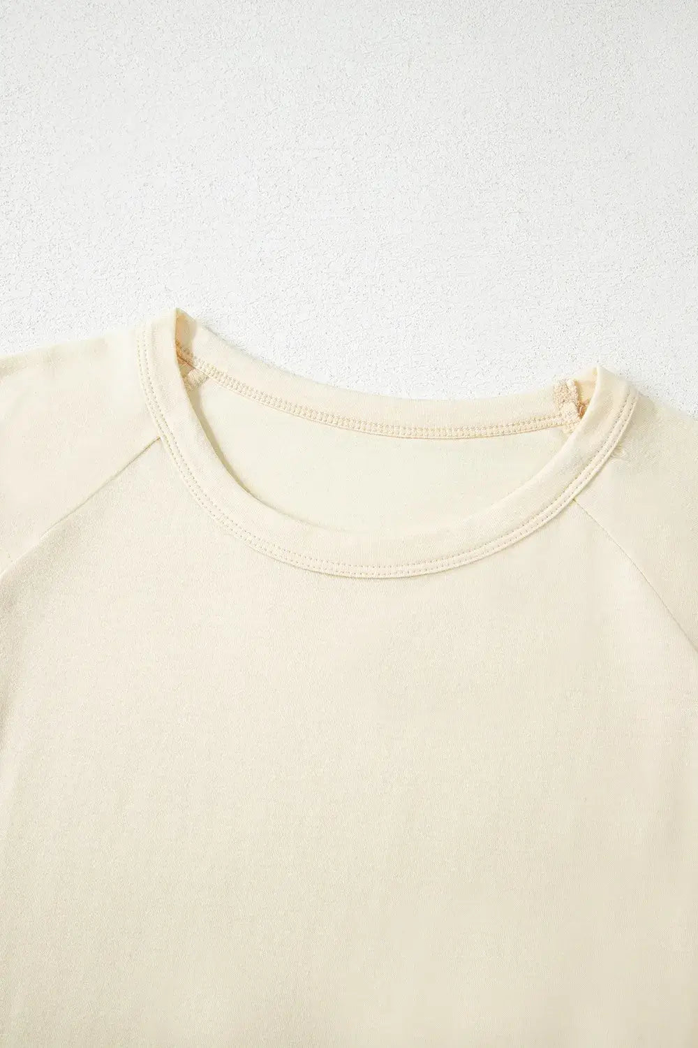 Color Block Stitched Sleeve Loose T Shirt