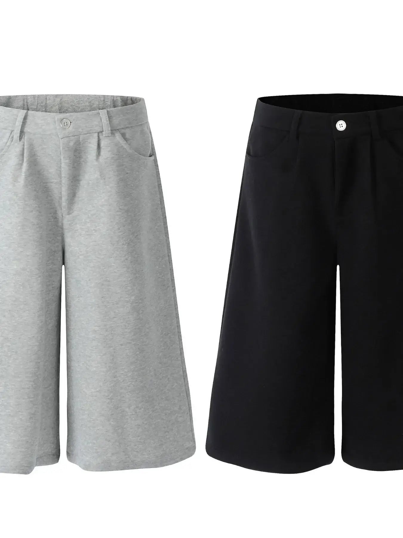 Men's Wide Leg Bermuda Shorts