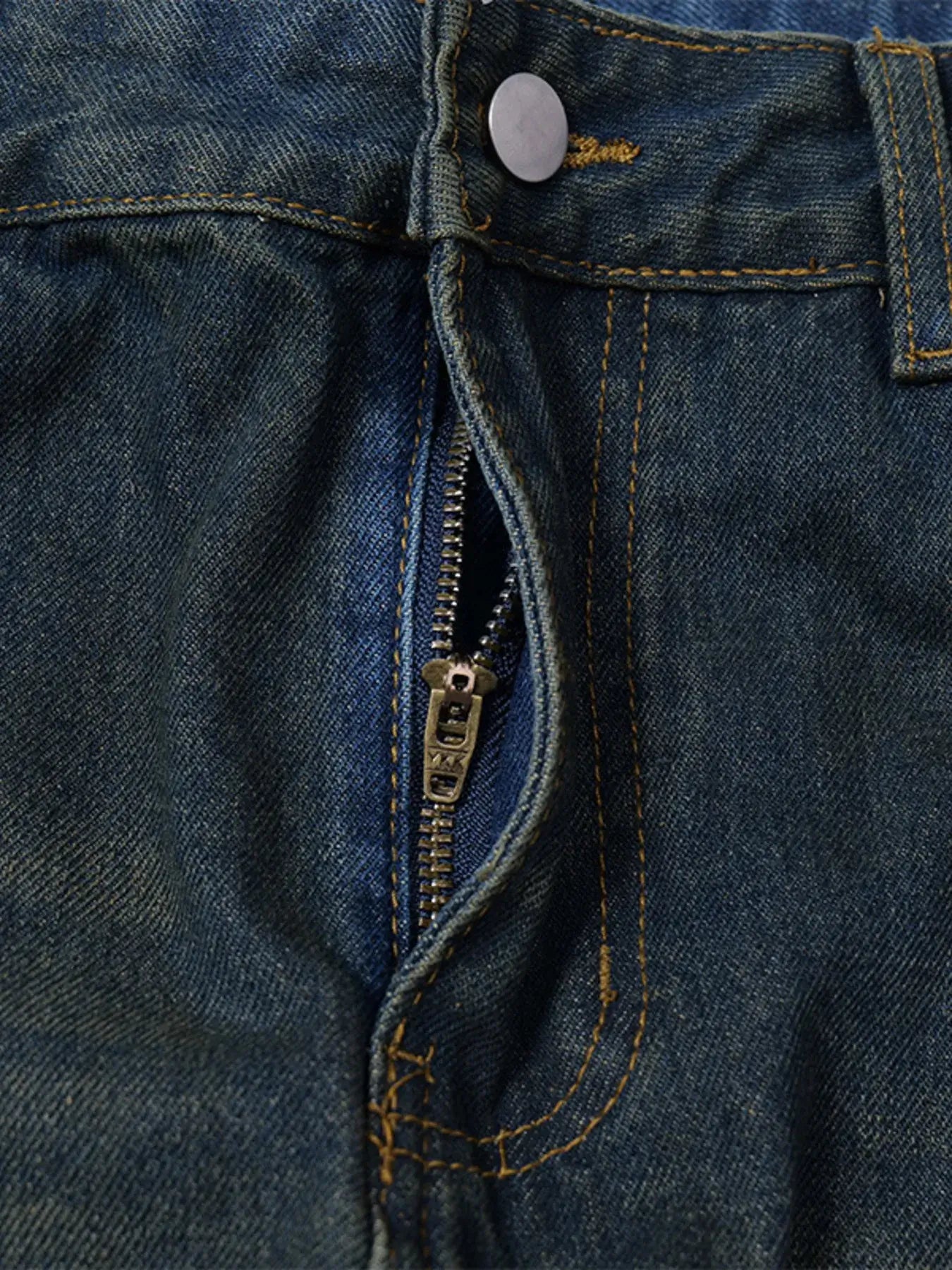 Men's Wide Leg Balloon Denim Jeans