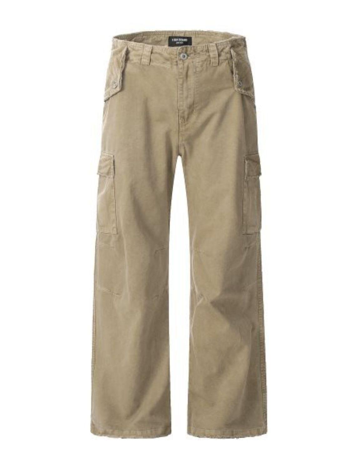 Men's Straight Leg Cargo Pants - Clothes For Her Online Store