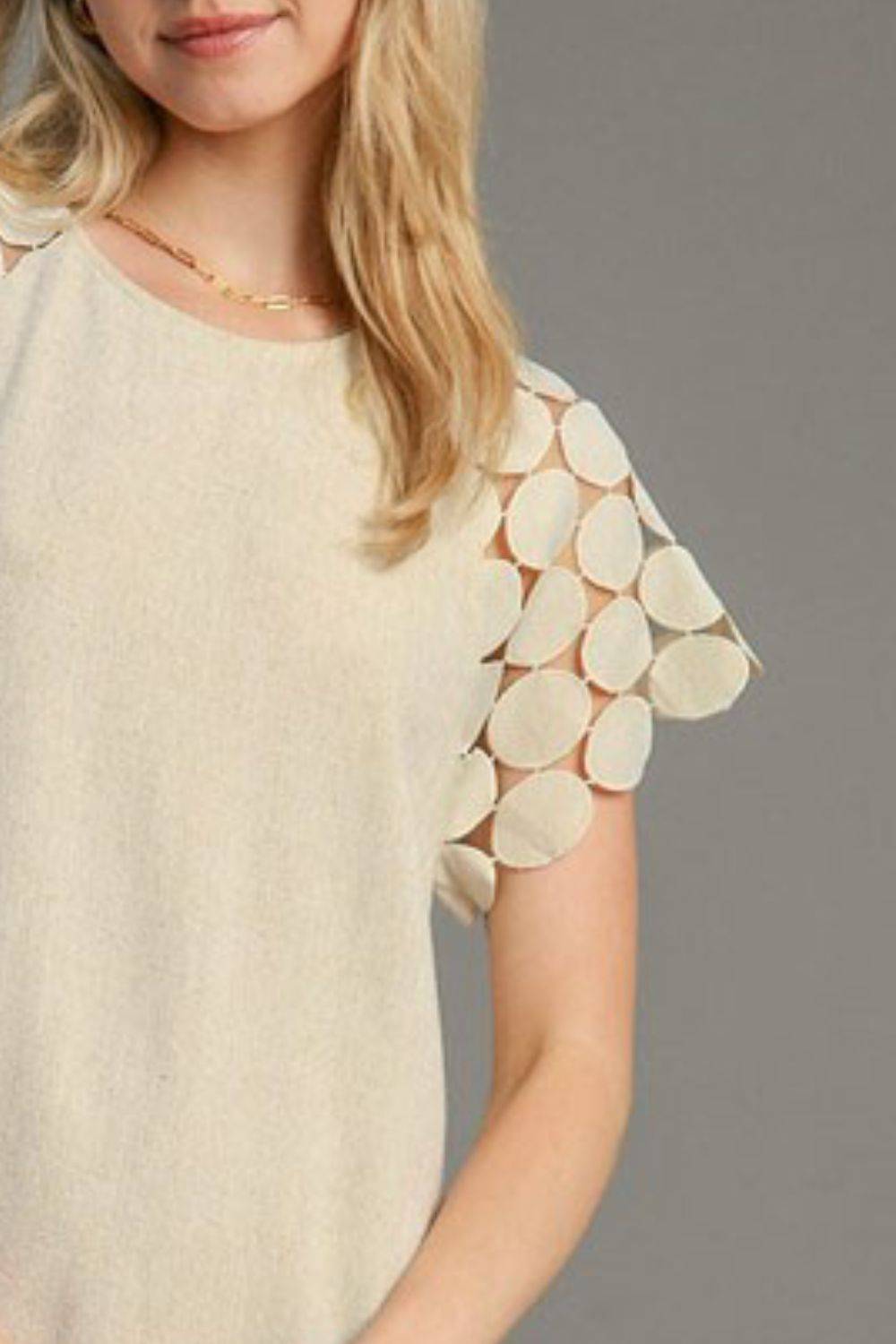 Umgee Full Size Round Neck Mini Dress Plus Size - Clothes For Her Online Store