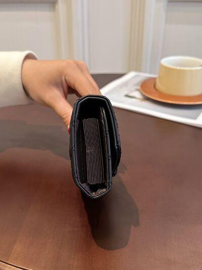 PU Leather Solid Color Wallet - Clothes For Her Online Store