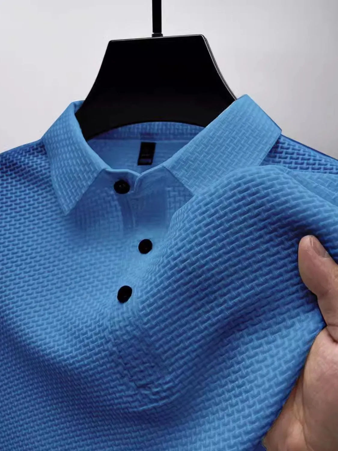 Men's Full Size Collared Neck Polo Plus Size