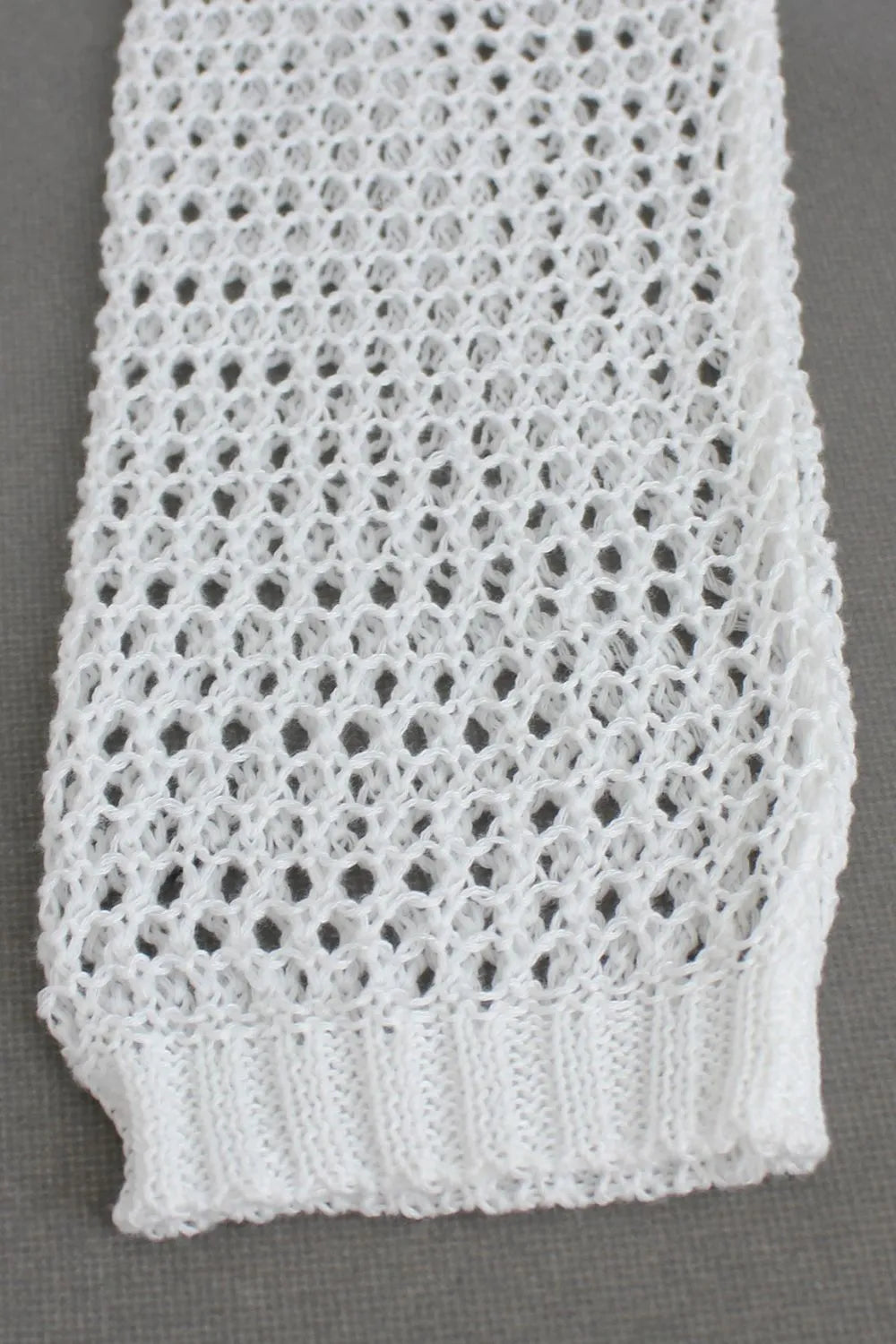 Twisted Backless Round Neck Knit Cover Up