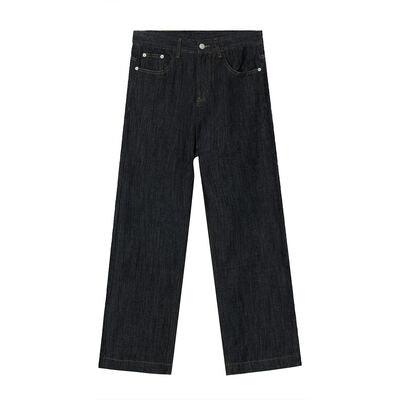 Mid Rise Jeans with Pockets - Clothes For Her Online Store
