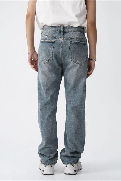 Mid Rise Men's Jeans with Pockets - Clothes For Her Online Store