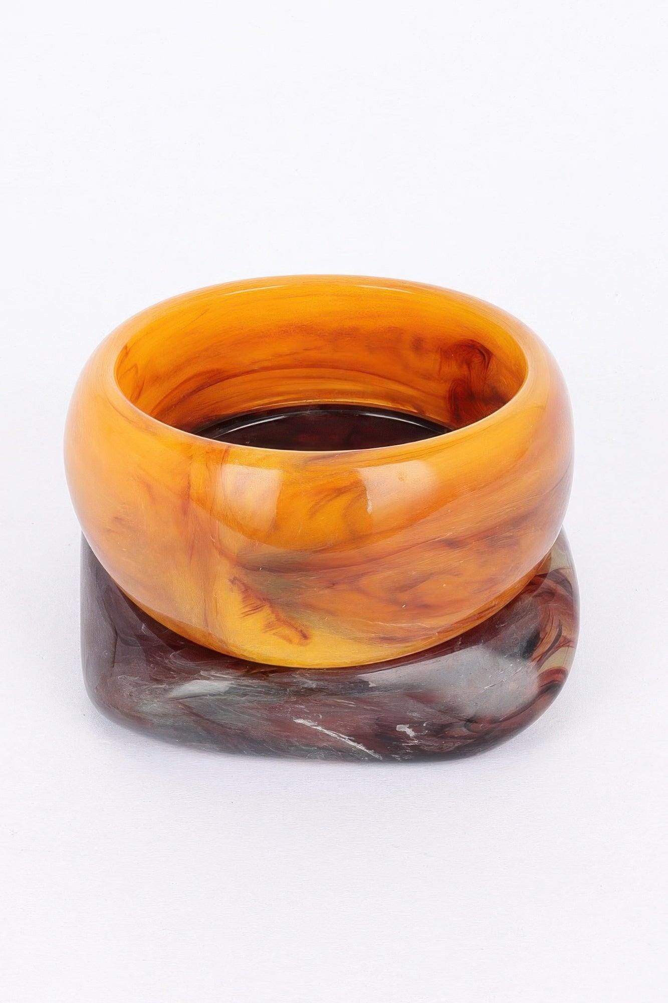 2pack Resin Bangle - Clothes For Her Online Store