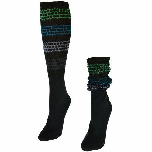 Women's Slouch or Knee High Organic Cotton Socks, 2 Pr. or 3 Pr. Pack