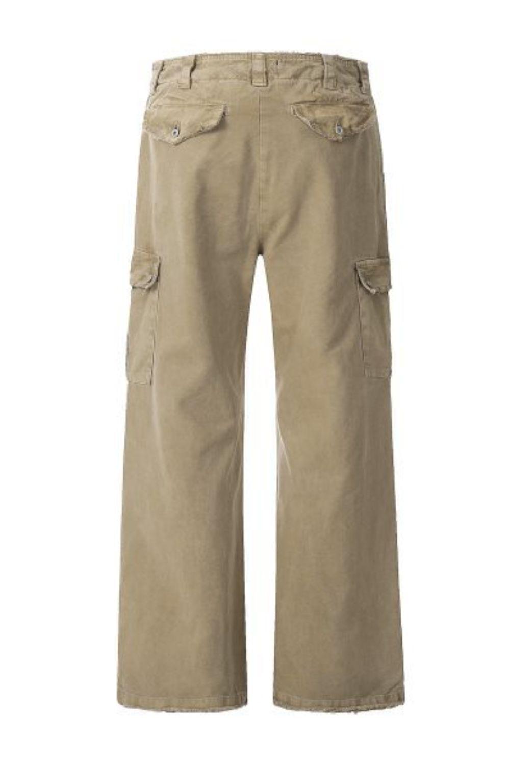 Men's Straight Leg Cargo Pants - Clothes For Her Online Store