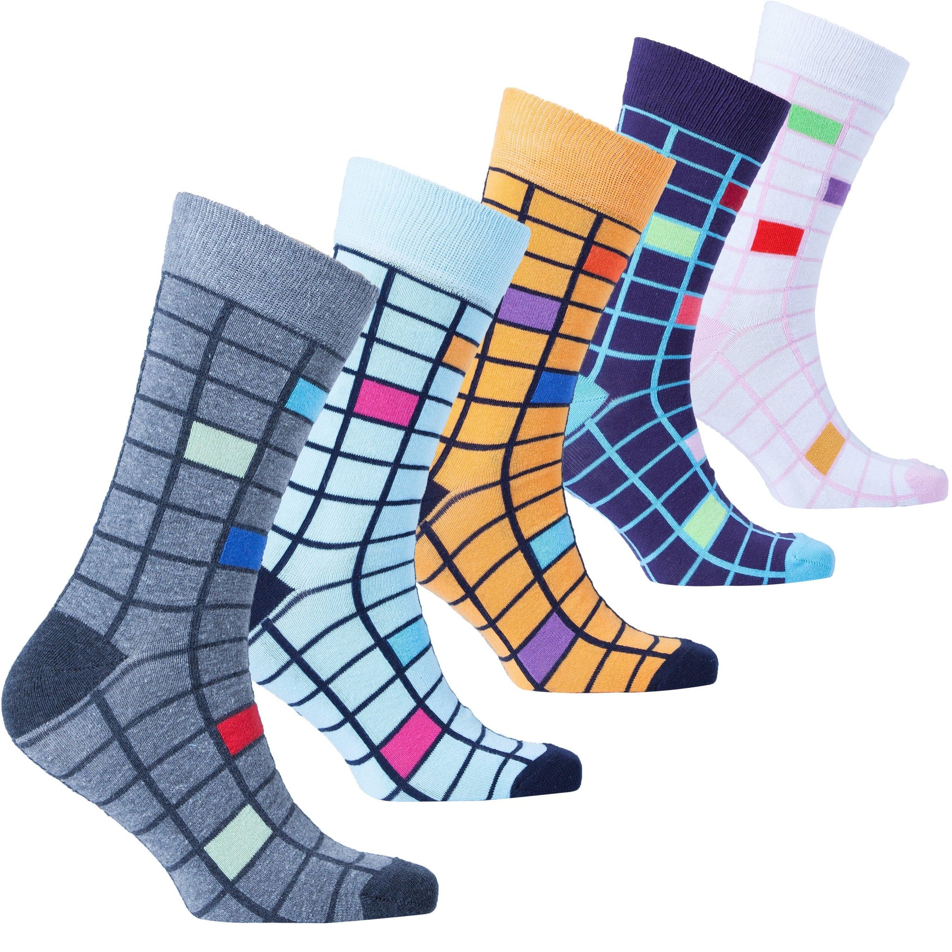 Men's Fashionable Blocks Socks