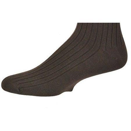 Classic Fine Ribbed Premium Over the Calf Combed Cotton Socks 3 Pair