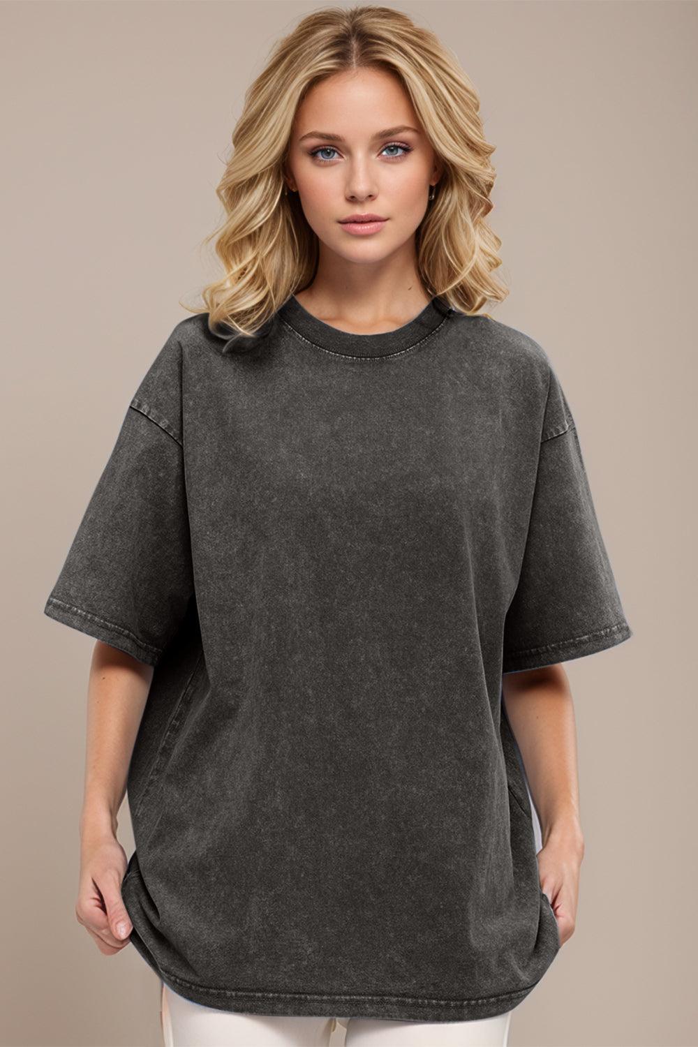 Basic Bae Round Neck Half Sleeve T-Shirt