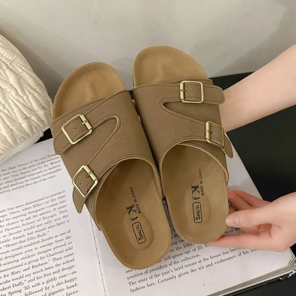 Round Toe Flats Sandals