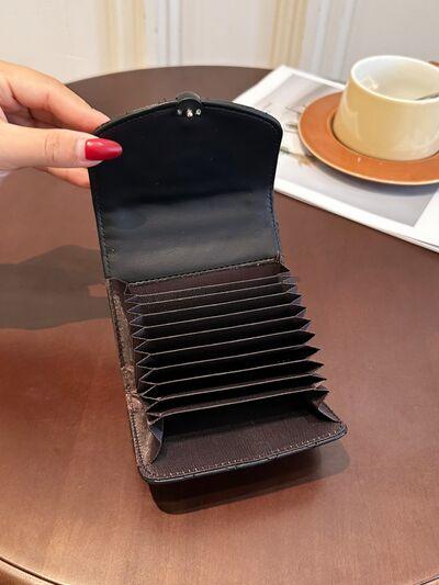 PU Leather Solid Color Wallet - Clothes For Her Online Store