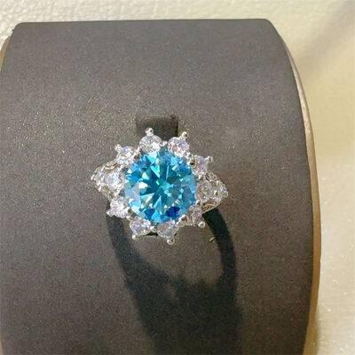 3 Carat Moissanite Zircon 925 Sterling Silver Ring