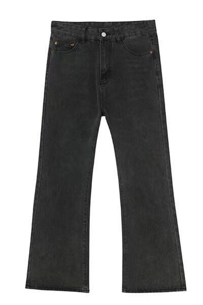 Mid Rise Jeans with Pockets - Clothes For Her Online Store