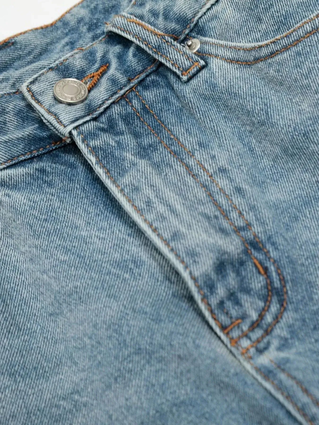 Men's Oversized Distressed Demin Shorts