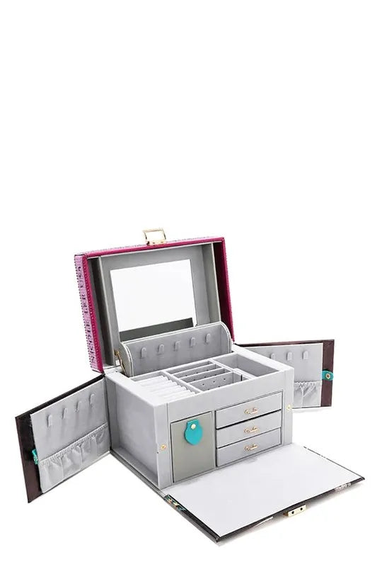Nicole Lee USA Rhinestone Jewelry Box