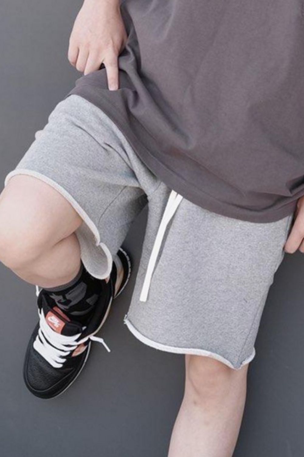 Men's Plus Size Drawstring Shorts