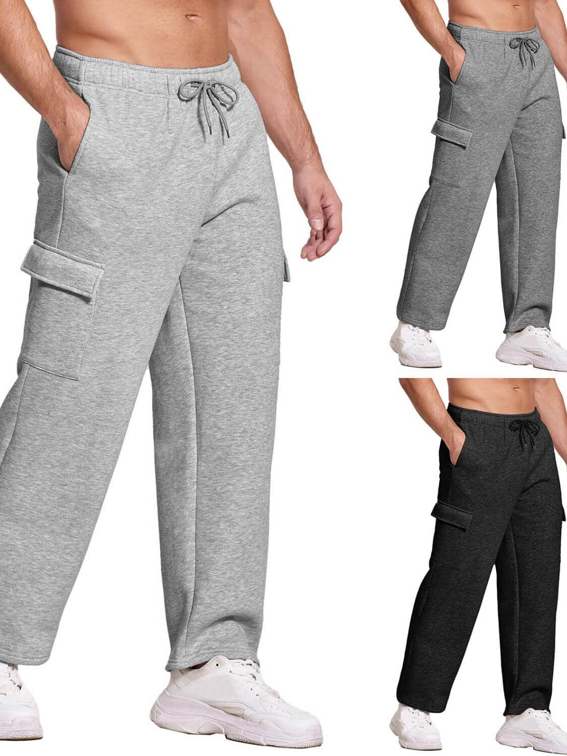 Men's Plus Size Drawstring Pants