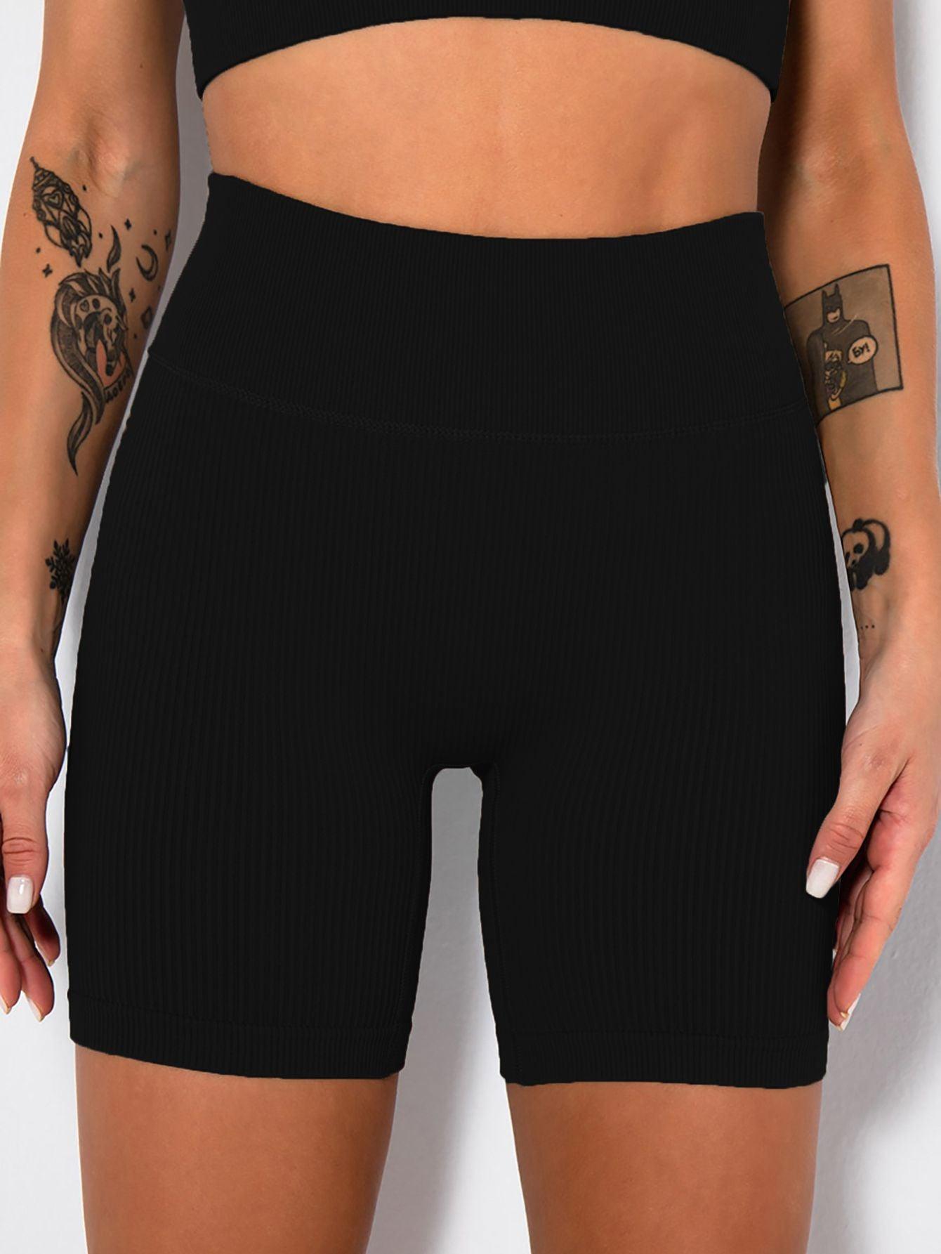 3 Pack Ribbed Soft New Cheap Women's High Waisted Biker Shorts Anti Chafing Slip Shorts Shorts Underwear Yoga Workout Shorts - Clothes For Her Online Store