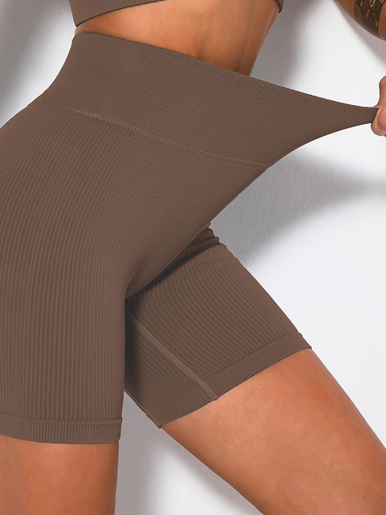 3 Pack Ribbed Soft New Cheap Women's High Waisted Biker Shorts Anti Chafing Slip Shorts Shorts Underwear Yoga Workout Shorts - Clothes For Her Online Store
