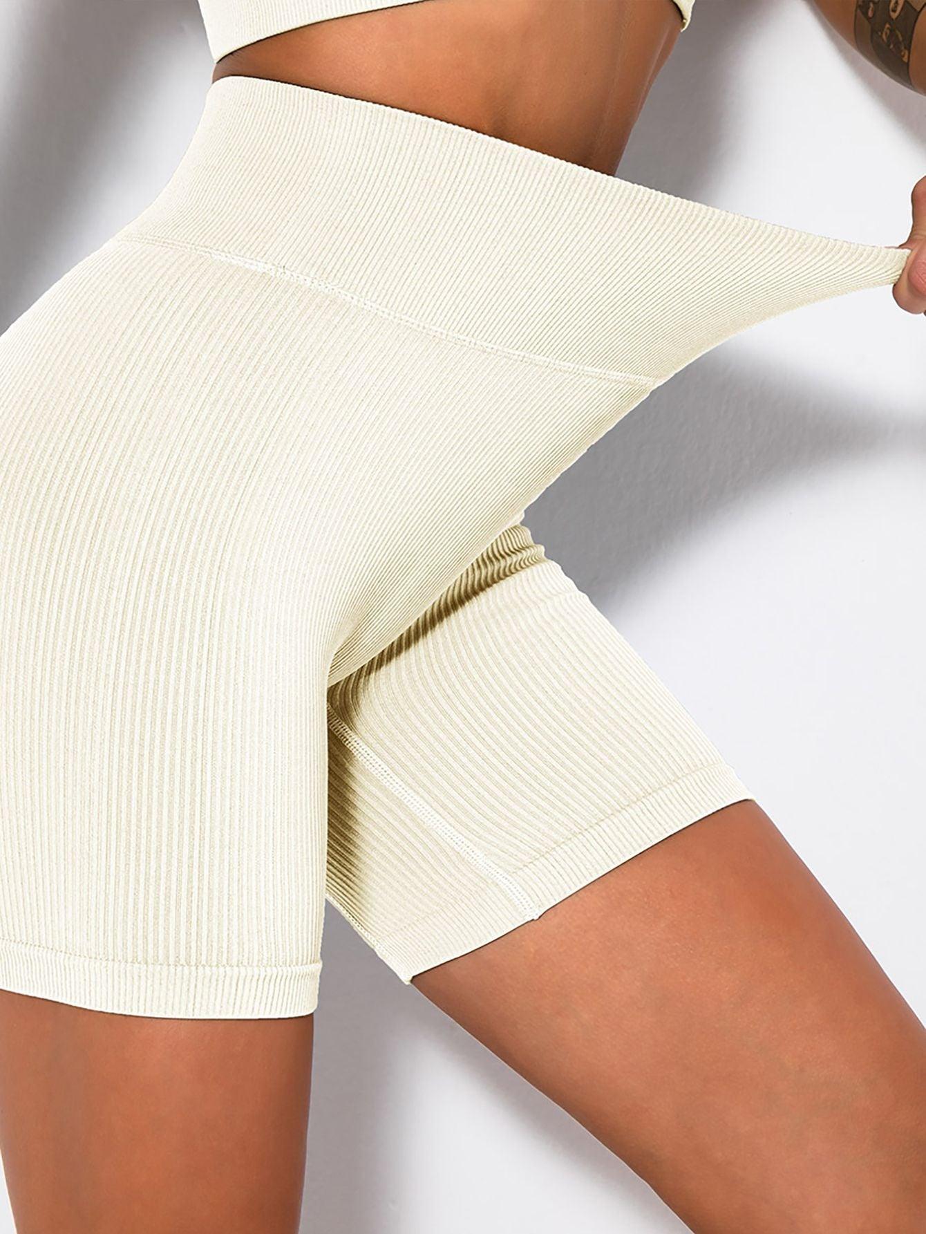 3 Pack Ribbed Soft New Cheap Women's High Waisted Biker Shorts Anti Chafing Slip Shorts Shorts Underwear Yoga Workout Shorts - Clothes For Her Online Store
