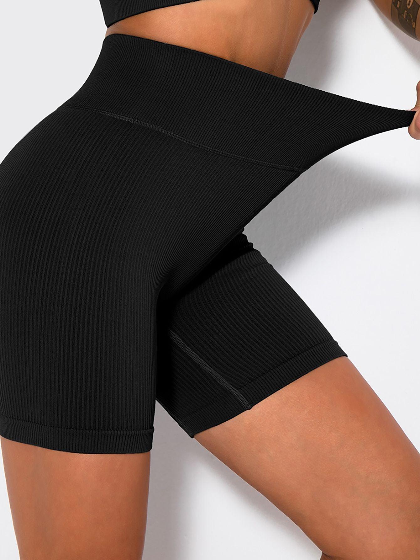 3 Pack Ribbed Soft New Cheap Women's High Waisted Biker Shorts Anti Chafing Slip Shorts Shorts Underwear Yoga Workout Shorts - Clothes For Her Online Store