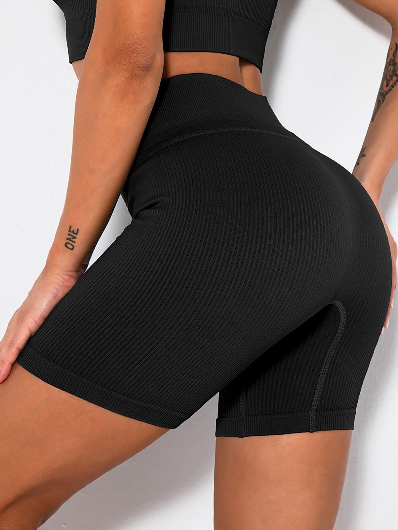 3 Pack Ribbed Soft New Cheap Women's High Waisted Biker Shorts Anti Chafing Slip Shorts Shorts Underwear Yoga Workout Shorts - Clothes For Her Online Store