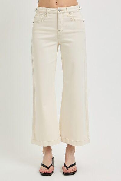 RISEN Full Size Tummy Control Cropped Bootcut Jeans Plus Size - Clothes For Her Online Store
