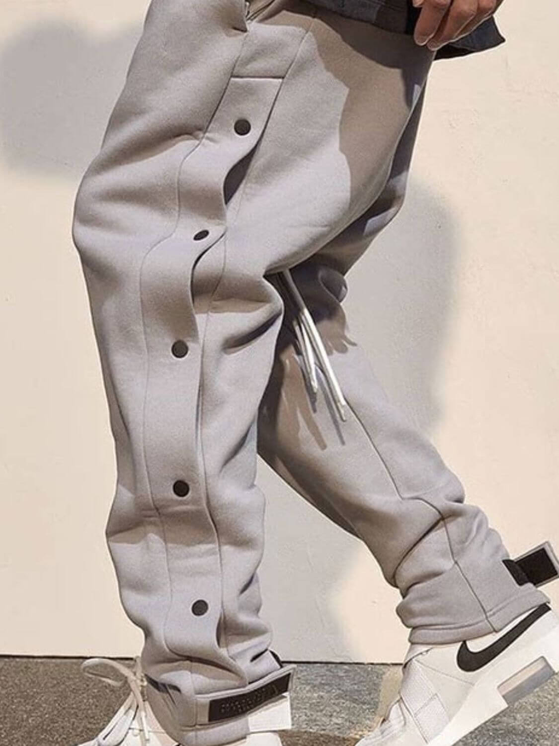 Men's Side Button Pants