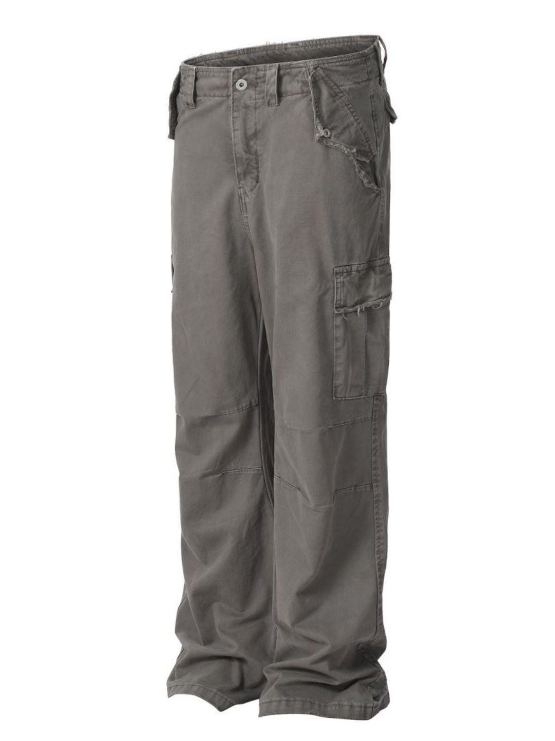 Men's Straight Leg Cargo Pants - Clothes For Her Online Store